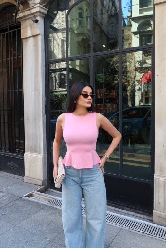 toptan volanlı bluz