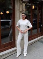 Oysho Kumaş Kolları Taşlı Takım - Görsel 11