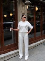 Oysho Kumaş Kolları Taşlı Takım - Görsel 12