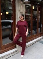 Oysho Kumaş Kolları Taşlı Takım - Görsel 15