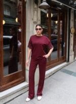 Oysho Kumaş Kolları Taşlı Takım - Görsel 16
