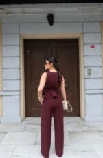Linda Twill Kumaş Lastikli İkili Takım - Görsel 4