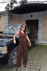 Linda Twill Kumaş Lastikli İkili Takım - Görsel 10