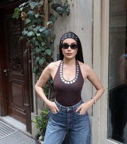 toptan pullu boyundan bağlamalı crop