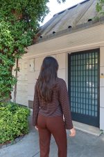 Çizgili Kumaş Basic Bluz - Görsel 9