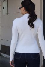 Triko Büzgü Düğmeli Hırka - Görsel 12