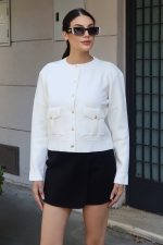Triko Cepli Düğmeli Ceket - Görsel 7
