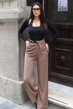Linda Twill Kumaş Kemer Detay Pantolon - Görsel 14