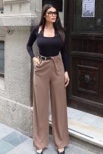 Linda Twill Kumaş Kemer Detay Pantolon - Görsel 15