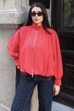 Linda Twill Kumaş Çift Fermuarlı Astarlı Ceket - Görsel 23