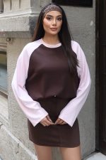 Oysho Kumaş Çift Renkli Bluz - Görsel 4