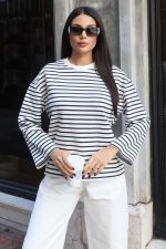 Oysho Kumaş Çizgili Bluz - Görsel 11