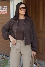 Paraşüt Kumaş Fermuarlı Çıtçıtlı Ceket - Görsel 18