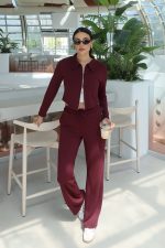 Oysho Kumaş Polo Yaka Çift Fermuarlı Takım - Görsel 6