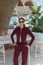 Oysho Kumaş Polo Yaka Çift Fermuarlı Takım - Görsel 9