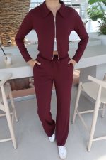 Oysho Kumaş Polo Yaka Çift Fermuarlı Takım - Görsel 10