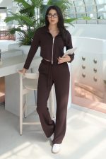 Oysho Kumaş Polo Yaka Çift Fermuarlı Takım - Görsel 2