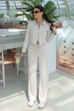 Oysho Kumaş Polo Yaka Çift Fermuarlı Takım - Görsel 19