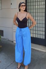 Paraşüt Kumaş Paçası Lastikli Şalvar Pantolon - Görsel 23